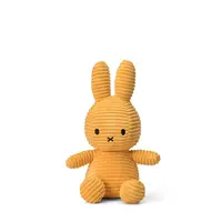 Bon Ton Toys - Nijntje knuffel (Miffy) ECO Corduroy - Yellow - 23cm