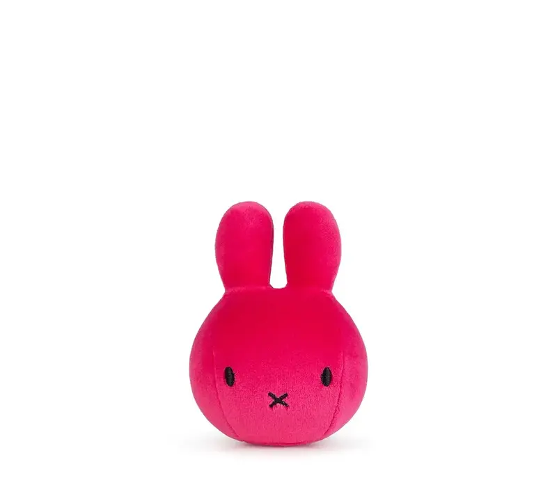 Bon Ton Toys -Nijntje (Miffy) -  Squish ball -  Fuchsia- 9 cm
