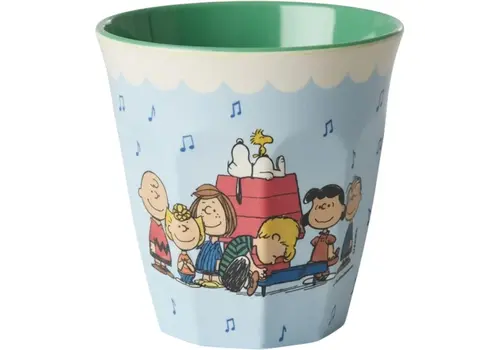 Rice by Rice Rice Medium Melamine Cup - Soft Blue- Snoopy