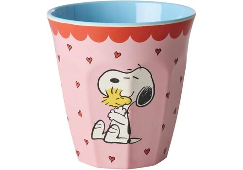 Rice by Rice Rice Medium Melamine Cup - Pink - Snoopy