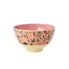 Rice by Rice Small Bowl - Coral - Jungle animals - 300 ml