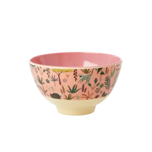 Small Bowl - Coral - Jungle animals - 300 ml 
