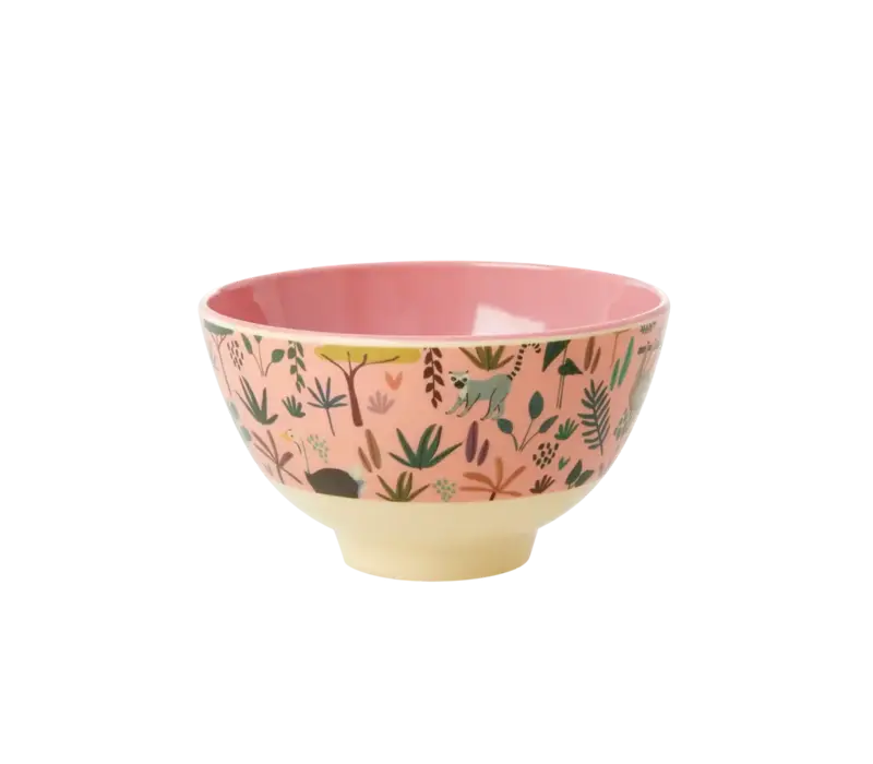 Small Bowl - Coral - Jungle animals - 300 ml