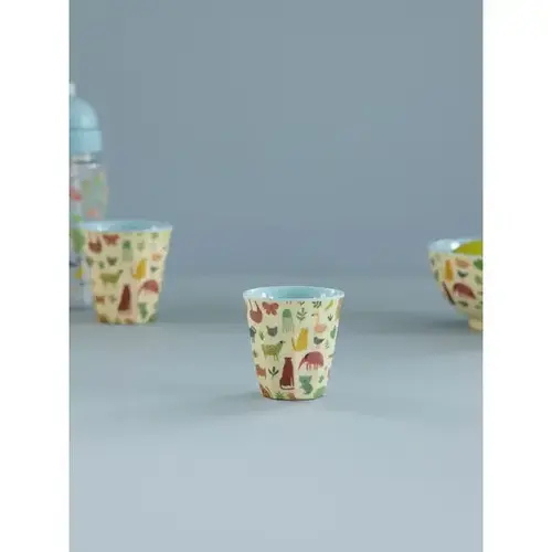 Rice Small Melamine Cup - Dusty blue - Sweet jungle 