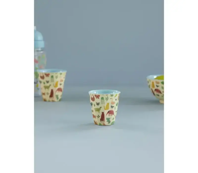 Rice Small Melamine Cup - Dusty blue - Sweet jungle