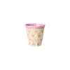 Rice by Rice Rice Melamine espresso cup -  Roze - Favorite Hearts Prints