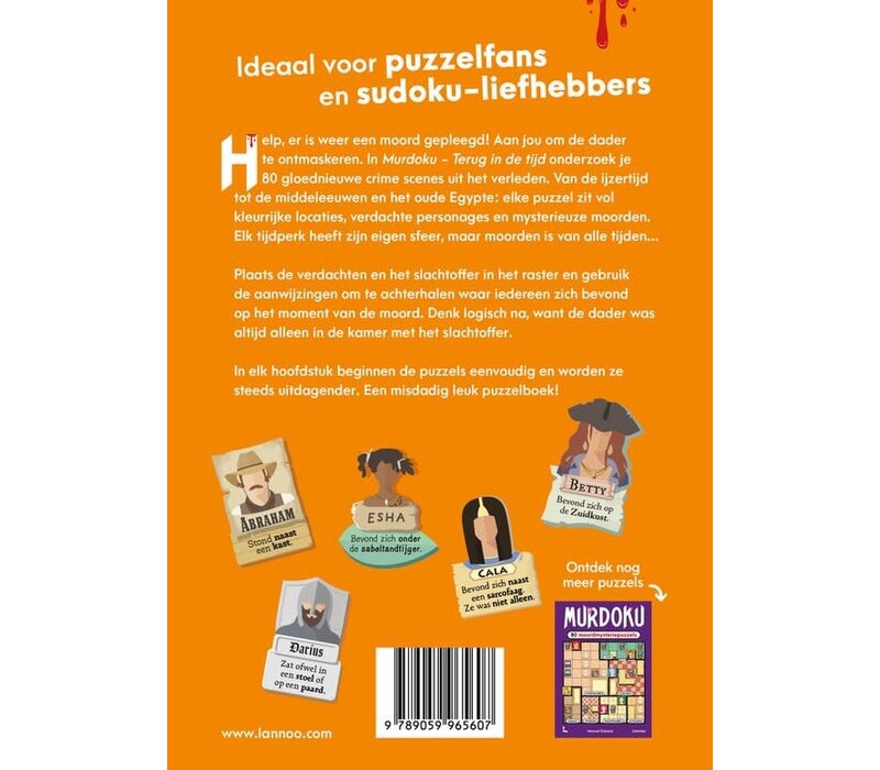 Boek - Murdoku 80 moordmysteriepuzzels - Terug in de tijd
