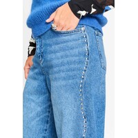 Pom Amsterdam JEANS - Jacky Studs Mid Blue