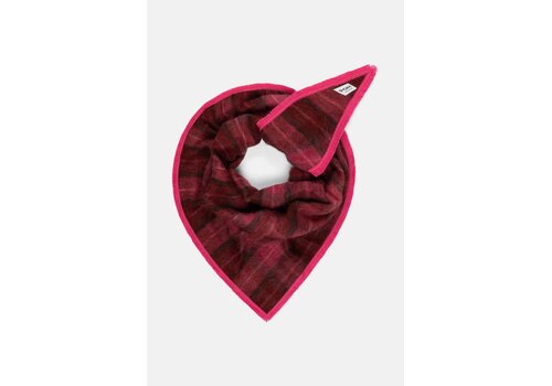 Pom Amsterdam Pom Amsterdam SHAWL - Hero Check Pink