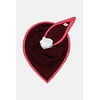 Pom Amsterdam Pom Amsterdam SHAWL - Hero Burgundy Red