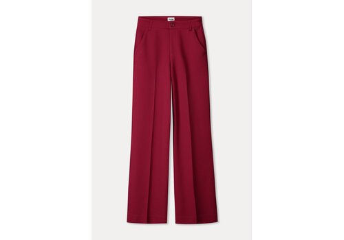 Pom Amsterdam Pom Amsterdam PANTS - Lara Burgundy Red
