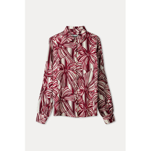 Pom Amsterdam BLOUSE - Mila Ribbon Red 