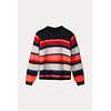 Pom Amsterdam Pom Amsterdam PULLOVER - Faye Striped Blue