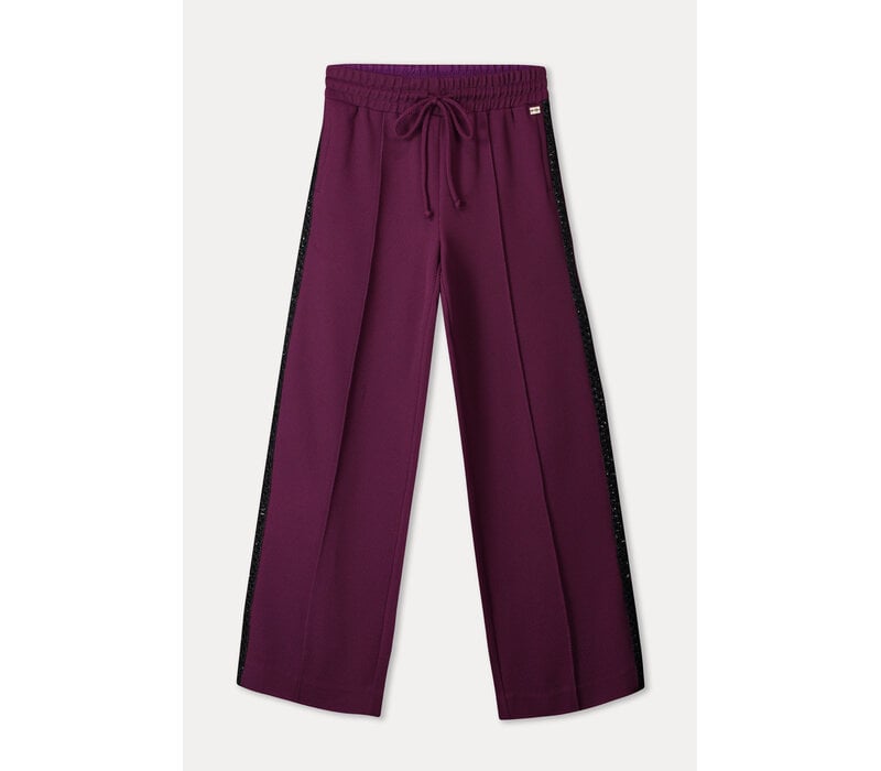 Pom Amsterdam PANTS - Leah Dark Plum
