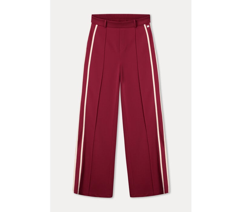Pom Amsterdam PANTS - Nora Burgundy Red