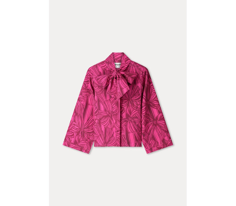 Pom Amsterdam BLOUSE - Sara Ribbon Pink