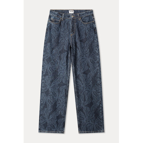 Pom Amsterdam JEANS - Julia Bows Mid Blue 