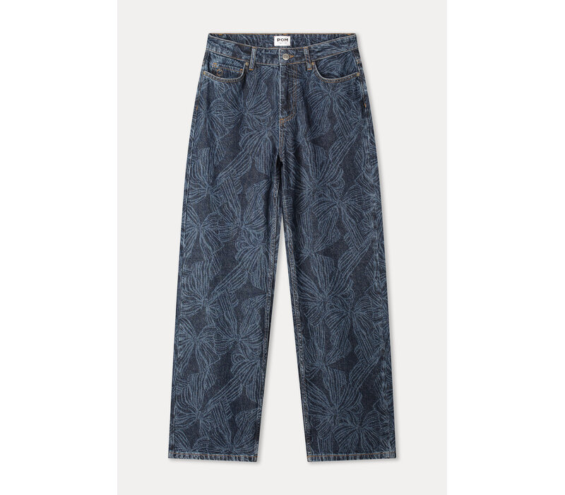 Pom Amsterdam JEANS - Julia Bows Mid Blue