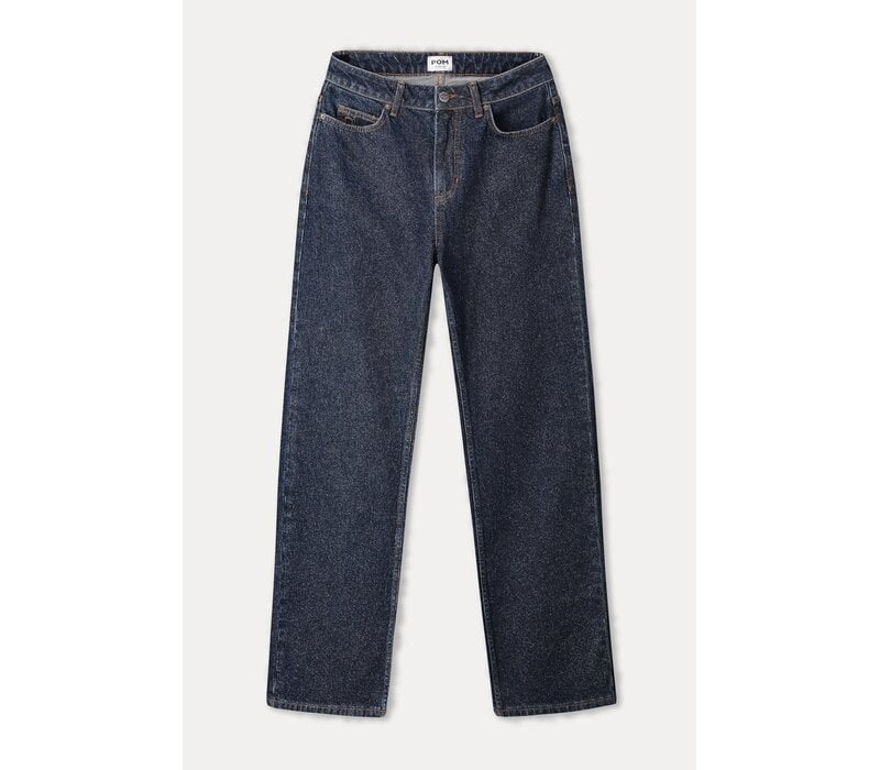 Pom Amsterdam JEANS - Julia Shimmer Dark Blue