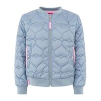 Zwillingsherz Bomberjacket - Be Happy  - Blauw