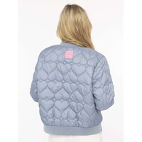 Copy of Zwillingsherz Bomberjacket - Be Happy - Groen