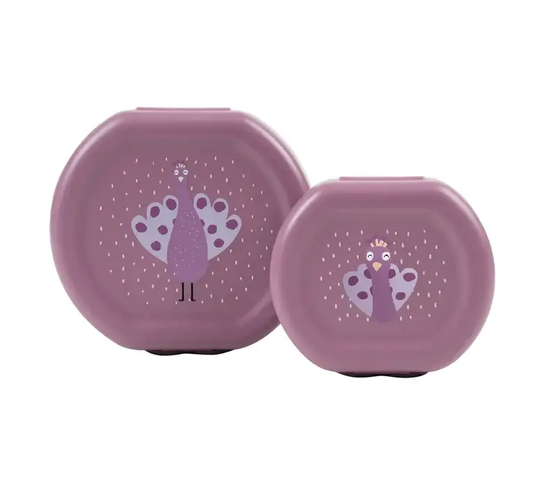 Trixie - Snackbox met clip - 2 stuks - Mrs. Peacock