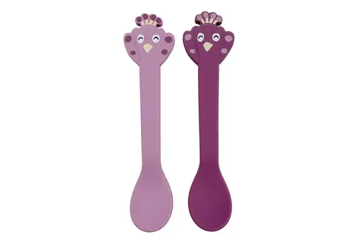 Trixie Trixie -Siliconen lepel 2-pack - Mrs. Peacock