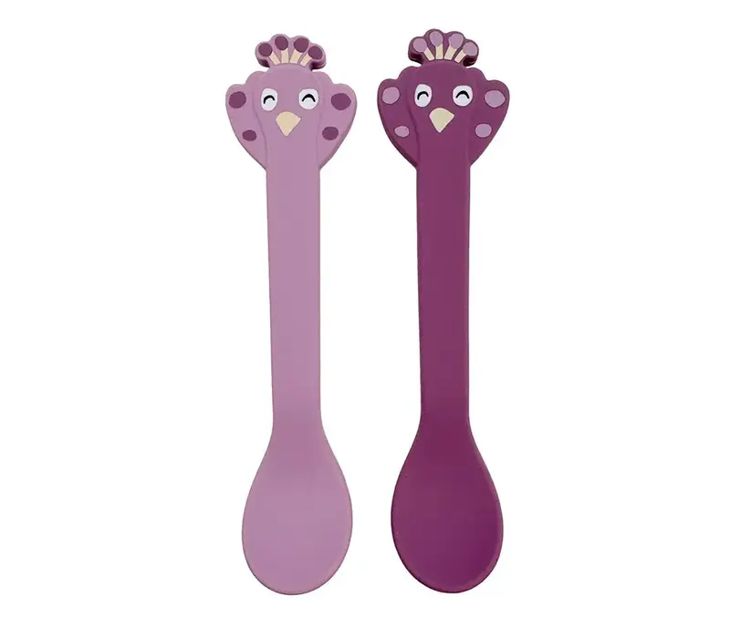 Trixie -Siliconen lepel 2-pack - Mrs. Peacock
