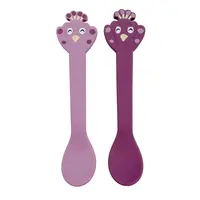 Trixie -Siliconen lepel 2-pack - Mrs. Peacock