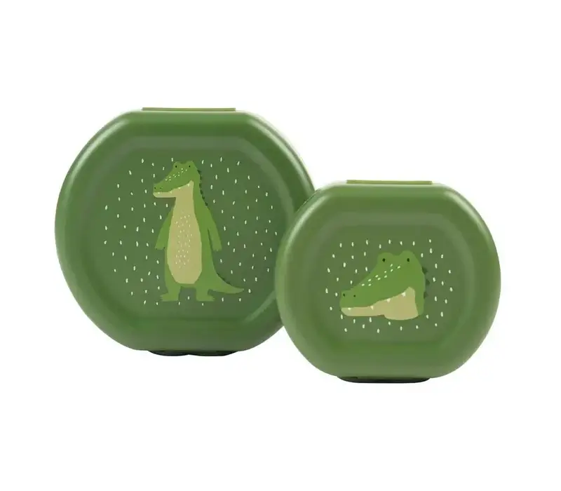 Trixie - Snackbox met clip - 2 stuks - Mr. Alligator