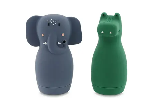 Trixie Trixie - Badspeelgoed sproeiende dieren - Mrs. Elephant & Mr. Crocodile