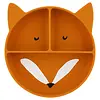 Trixie Trixie - Siliconen bord met vakjes en zuignap - Mr. Fox