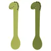 Trixie Trixie - Siliconen lepel 2-pack - Mr. Dino