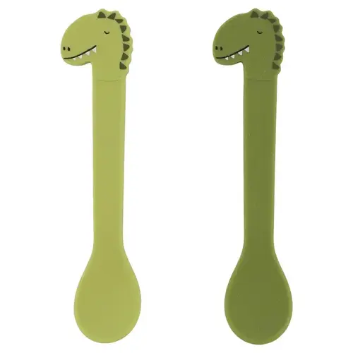Trixie - Siliconen lepel 2-pack - Mr. Dino 