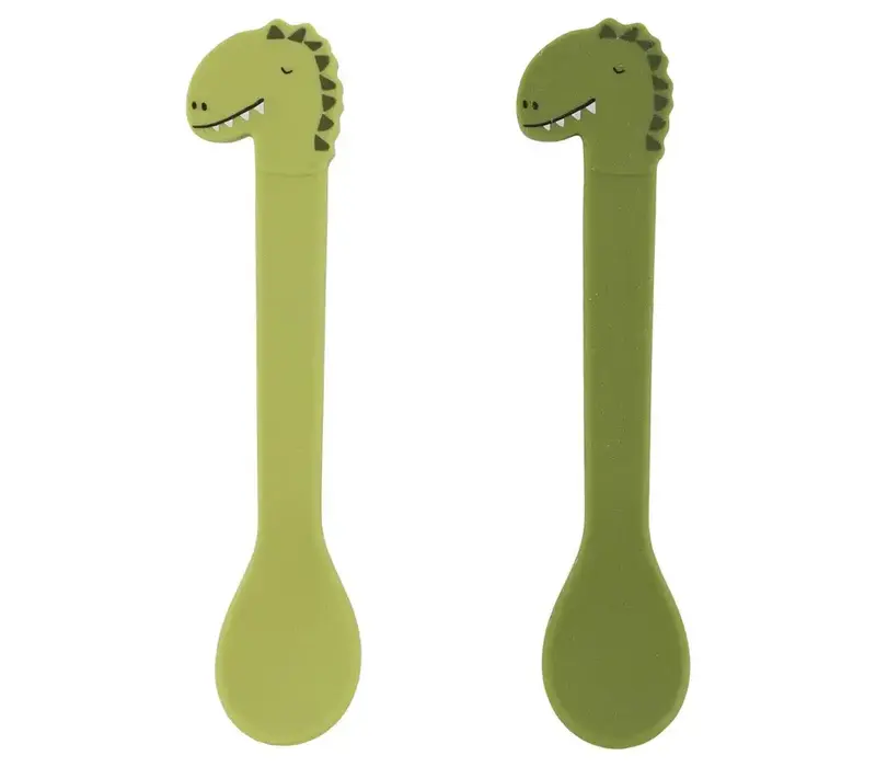 Trixie - Siliconen lepel 2-pack - Mr. Dino