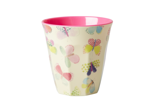 Rice by Rice Rice Medium Melamine Cup - Butterfly print