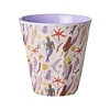 Rice by Rice Rice Medium Melamine Cup - Mermaid Print