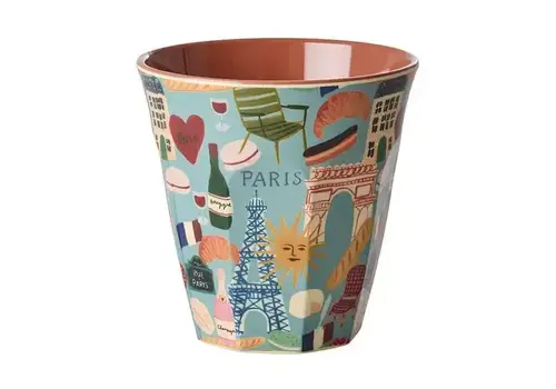 Rice by Rice Rice Medium Melamine Cup - Paris Mon Amour