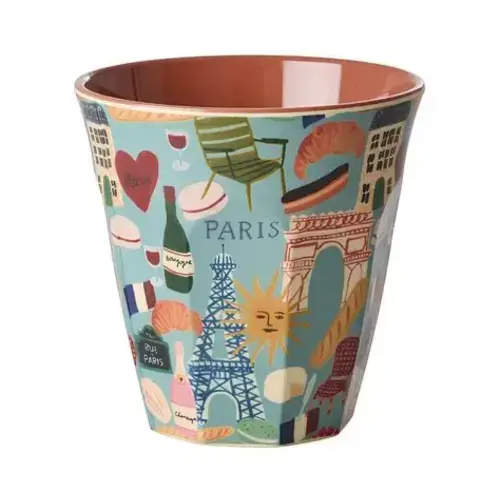 Rice Medium Melamine Cup - Paris Mon Amour 