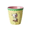 Rice by Rice Rice Medium Melamine Cup - Yellow - Snoopy