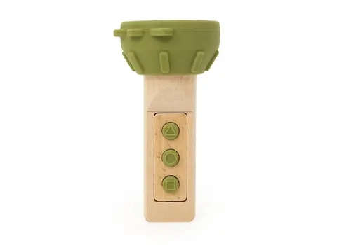 Trixie Trixie - Wooden silicone flashlight - Mr. Dino