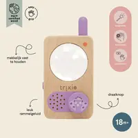 Trixie - Wooden walkie talkie - Mrs. Peacock