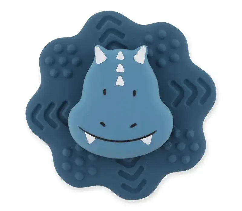 Trixie - Silicone spinner suction toy - Mr. Triceratops