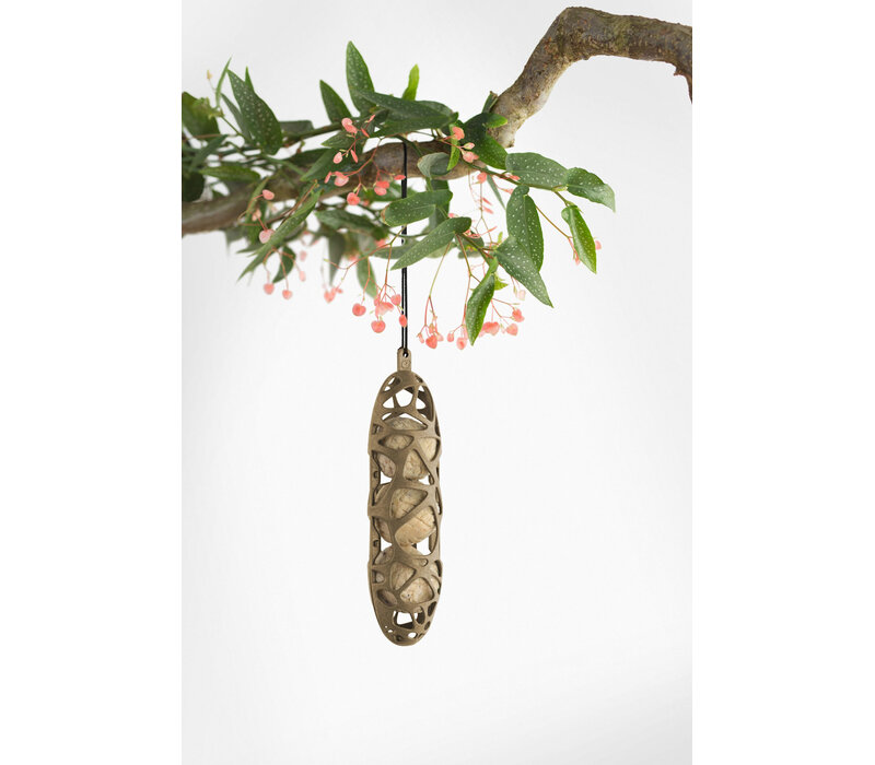Singing Friend - Sam 100% recycled plastic bird feeder - Beige