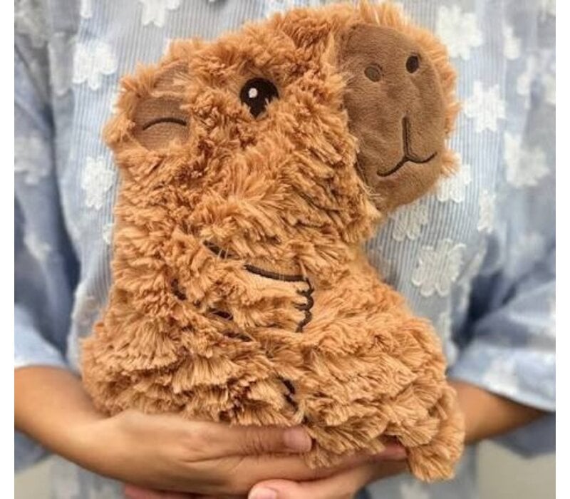 Bitten Heatable Pocket Pal - Shaggy Capybara