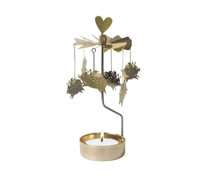 Pluto Rotary candle holder -  Spinner Hogs