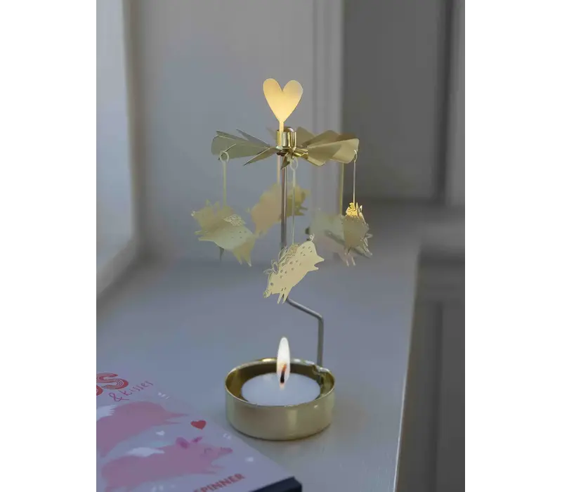 Pluto Rotary candle holder -  Spinner Hogs