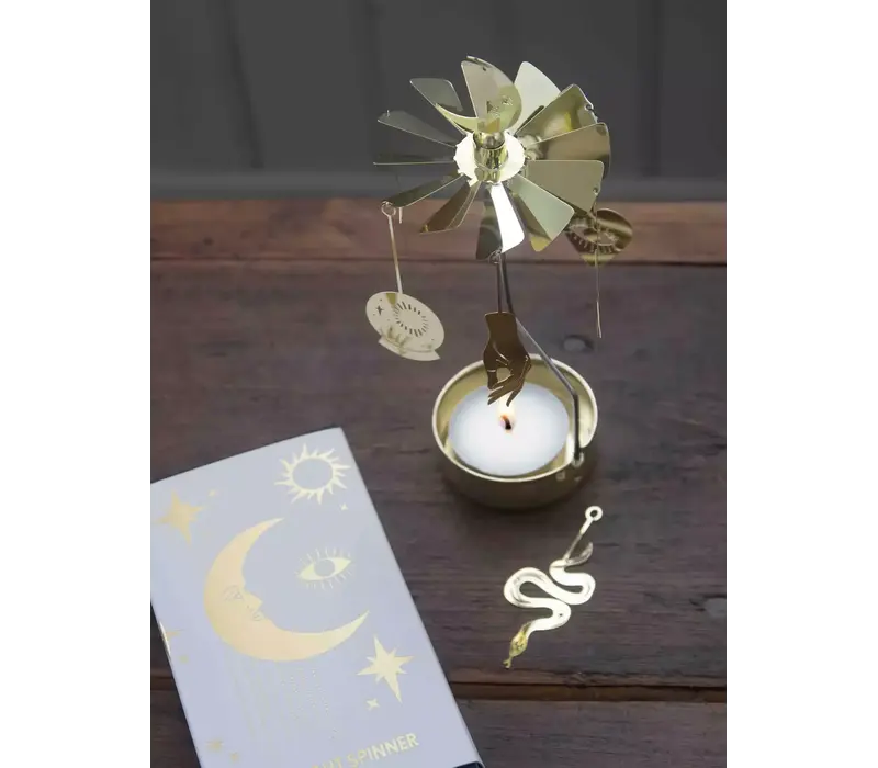 Pluto Rotary candle holder -  Spinner Astro