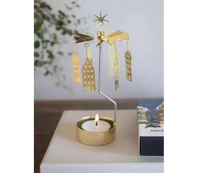 Pluto Rotary candle holder -  Spinner Old City