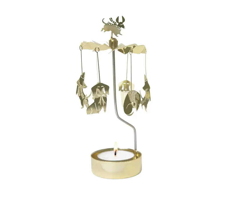 Pluto Rotary candle holder -  Spinner Teckel